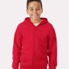Custom Full-Zip Hooded Sweatshirt for Youth Boy