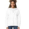 Custom Full-Zip Hooded Sweatshirt For Woman