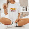 Custom Halloween Spooky babe white T-Shirts new