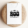 Custom Halloween boo crew v2 white T-Shirt new