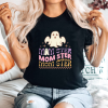 Custom Halloween mom-ster black T-Shirt