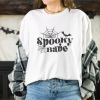 Custom Halloween spooky babe v3 white T-Shirt new