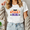 Custom Halloween spooky mini white T-Shirt new