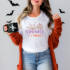 Custom Halloween spooky vibes v2 white T-Shirts