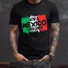 Playera Negra Personalizada Viva México Cabrones Para Hombre