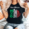 Playera Negra Personalizada Viva México Para Mujer