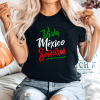 Playera Negra Personalizada Viva México Señoras Para Mujer