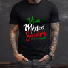 Playera Negra Personalizada Viva México Señores Para Hombre