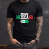 Playera negra personalizada Modo Mexicano ON para hombre