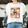 custom halloween coquette gosths orange custom white t-shirt