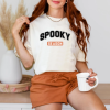 custom halloween spooky season v6 natural color t-shirt