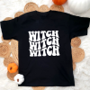 custom halloween witch black t-shirt new