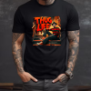 Custom Black T-Shirt Thug life Freddy Front