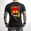 Custom Halloween Homero Demon Black Back T-Shirt