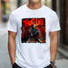 Custom White T-Shirt Thug life Jason Front