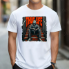 Custom White T-Shirt Thug life Michael Myers Front