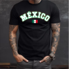 Playera Negra Personalizada México Para Hombre