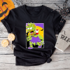 custom halloween lisa zombie black front t-shirt