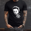 Custom Black T-Shirt Evil Never Dies Front