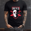 Custom Black T-Shirt Friday The 13TH Front