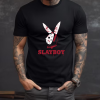 Custom Black T-Shirt SLAYBOY front